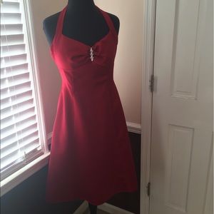 Burgundy formal dress