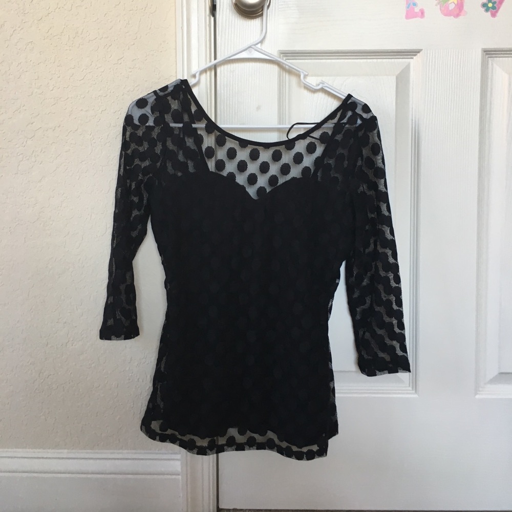Guess sexy dots race tops