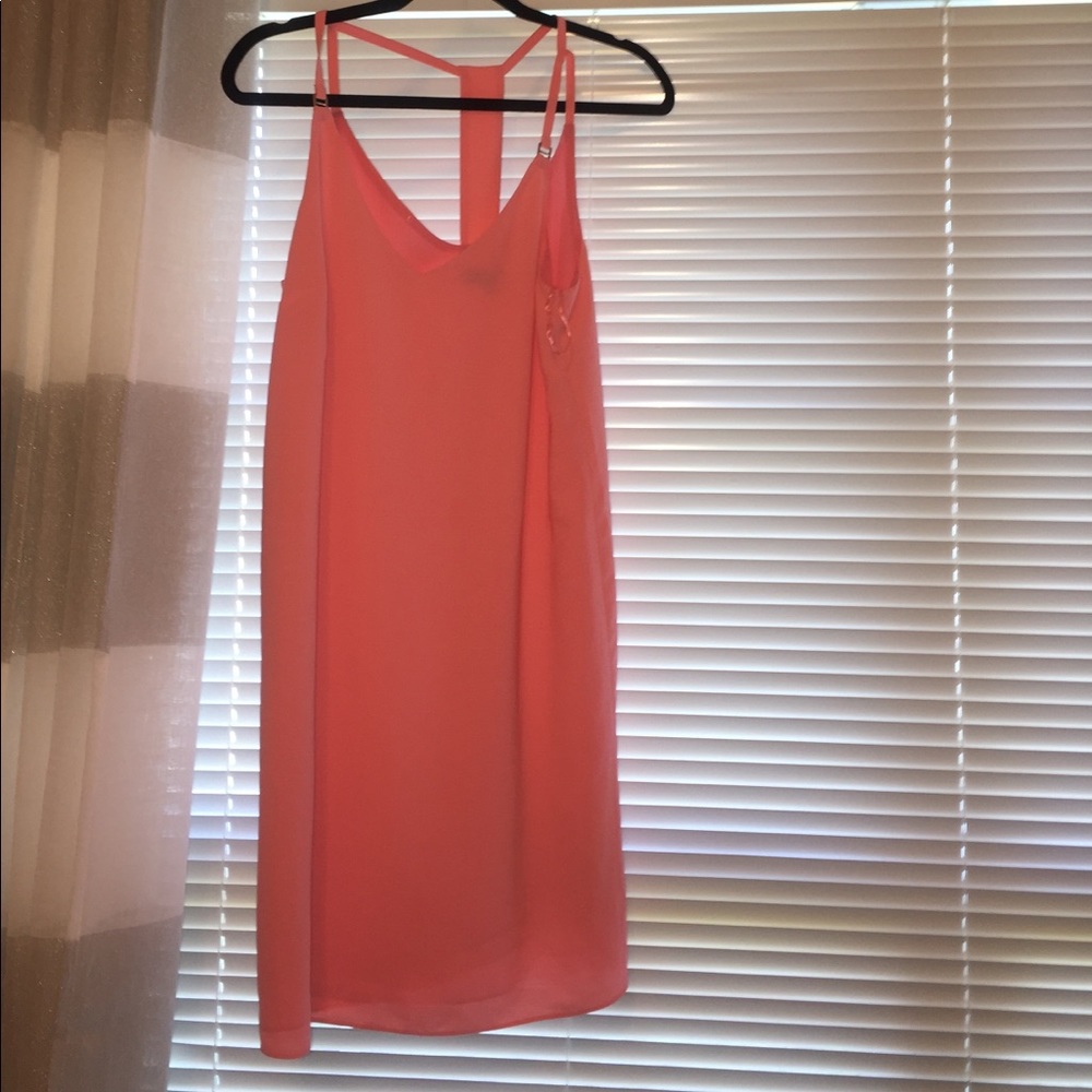 ASOS pink strappy dress