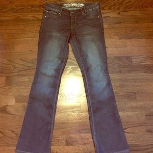 Express jeans barely boot worn once!!!