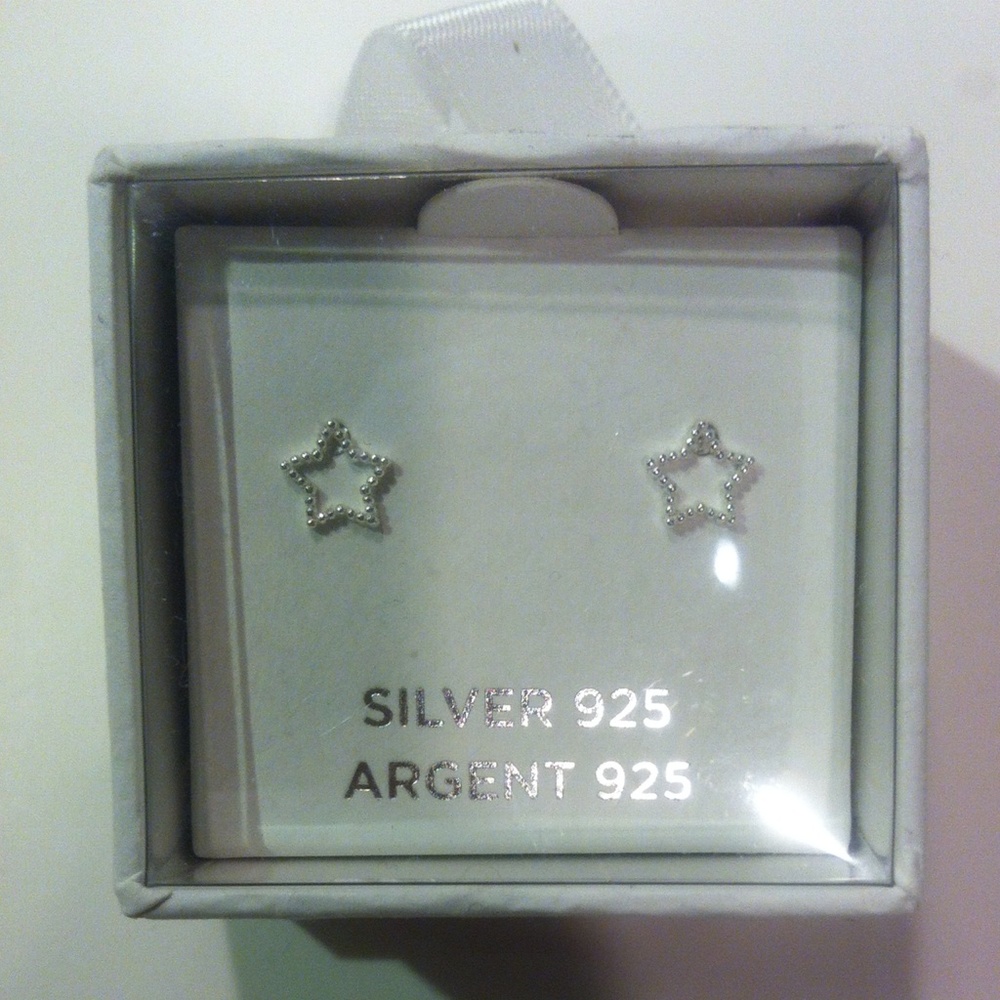 Sterling Silver Star Earring