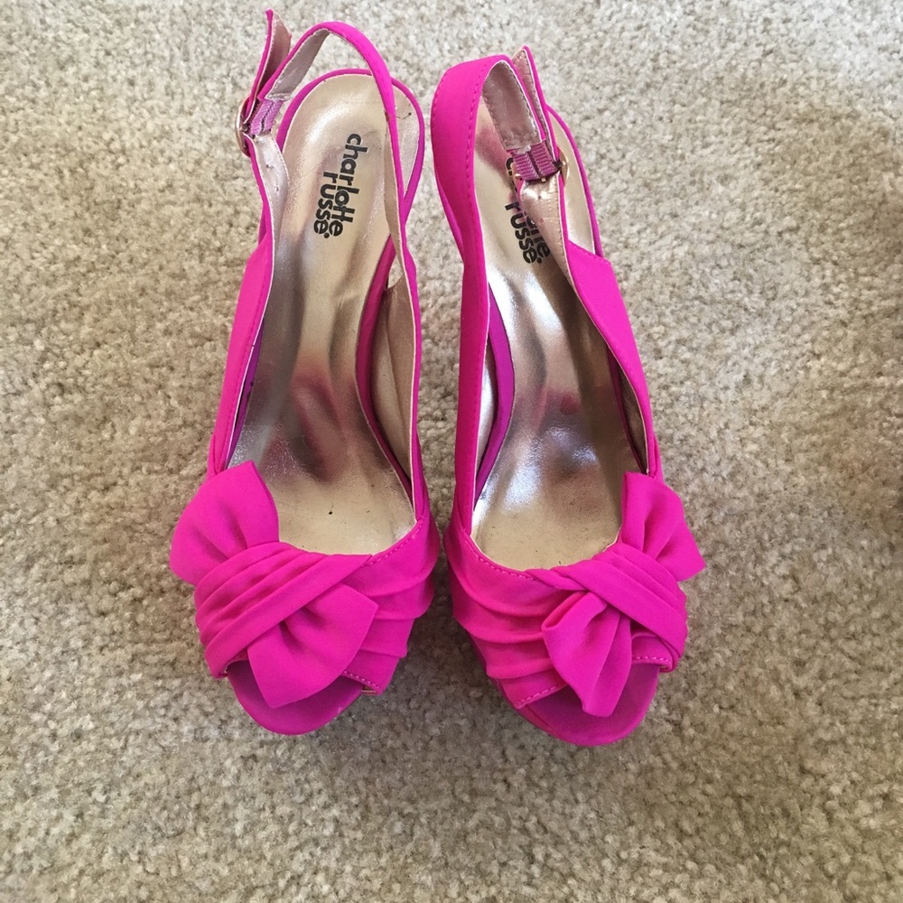 Pink heels