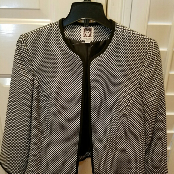 Anne Klein Jackets & Blazers - 💋 SALE 💋NWT ONLY $18. Anne Klein Black & White