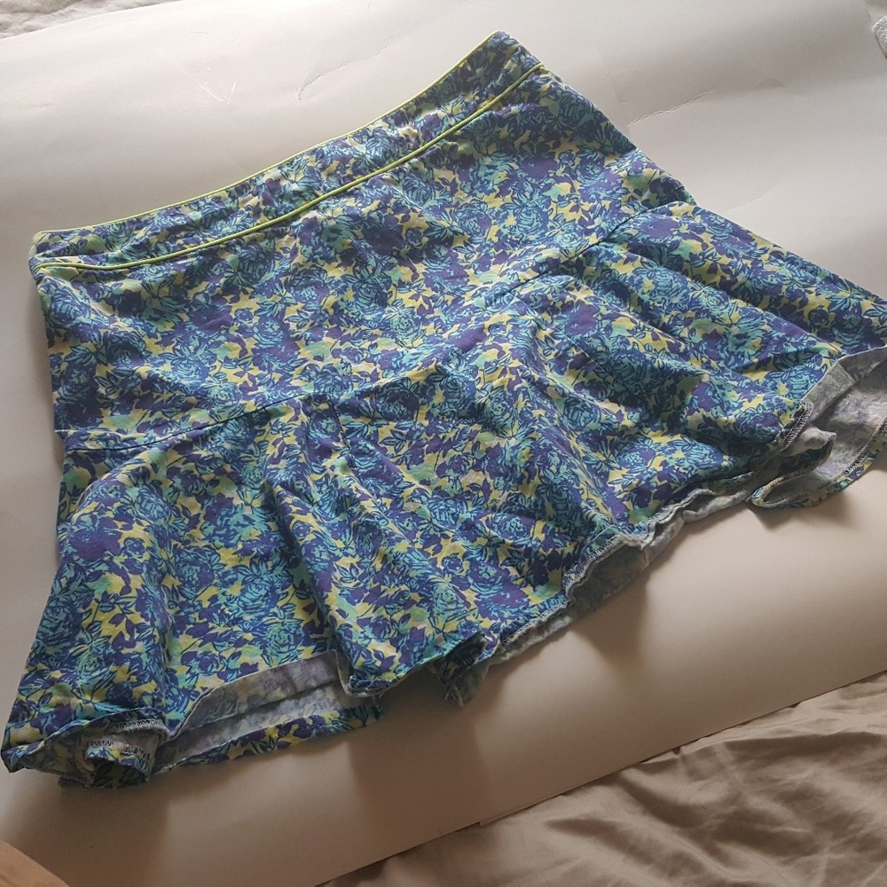 Topshop Floral Mini Skirt
