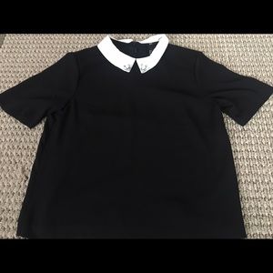 Black Top White Collar