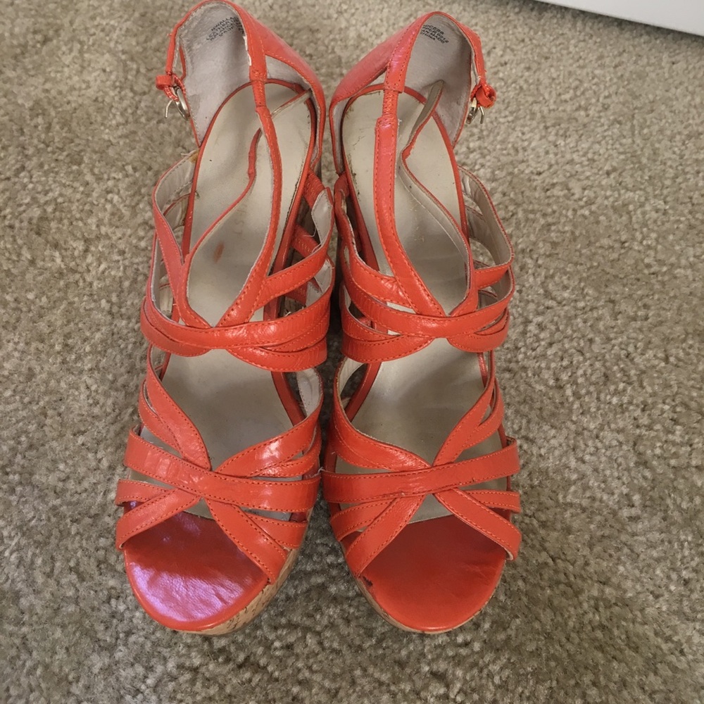 Orange sandals