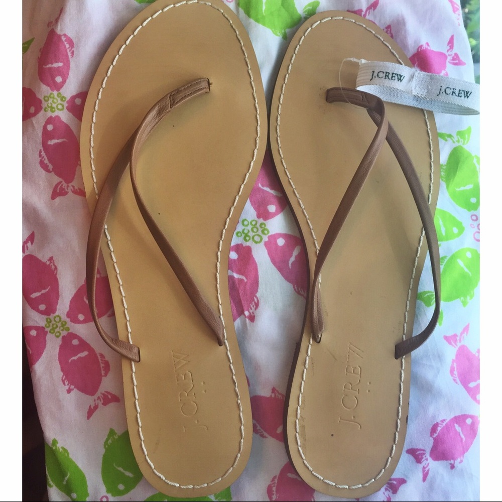 JCrew Flip Flops