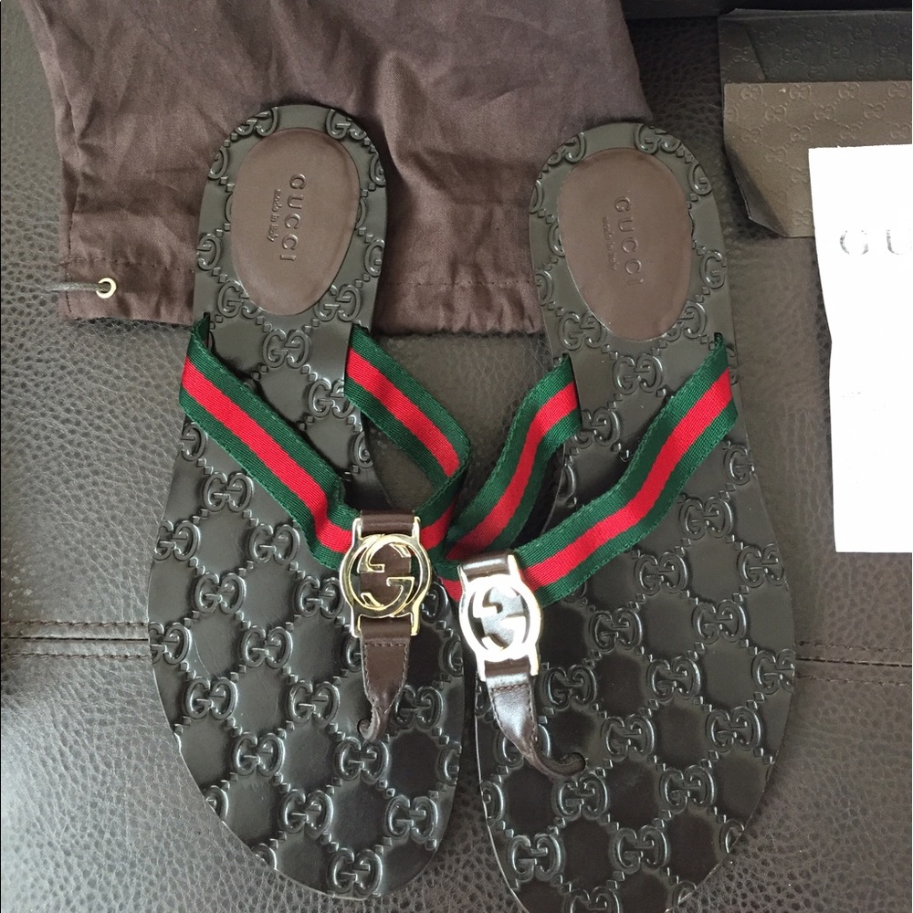 Authentic Gucci shoes brown
