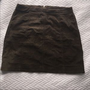 Free People corduroy skirt