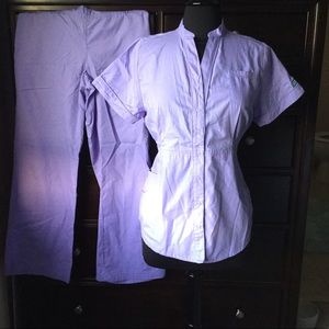 Purple scrub set