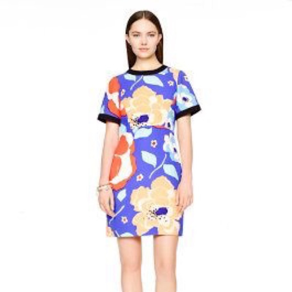 Kate Spade Multi Floral Dress Size 16