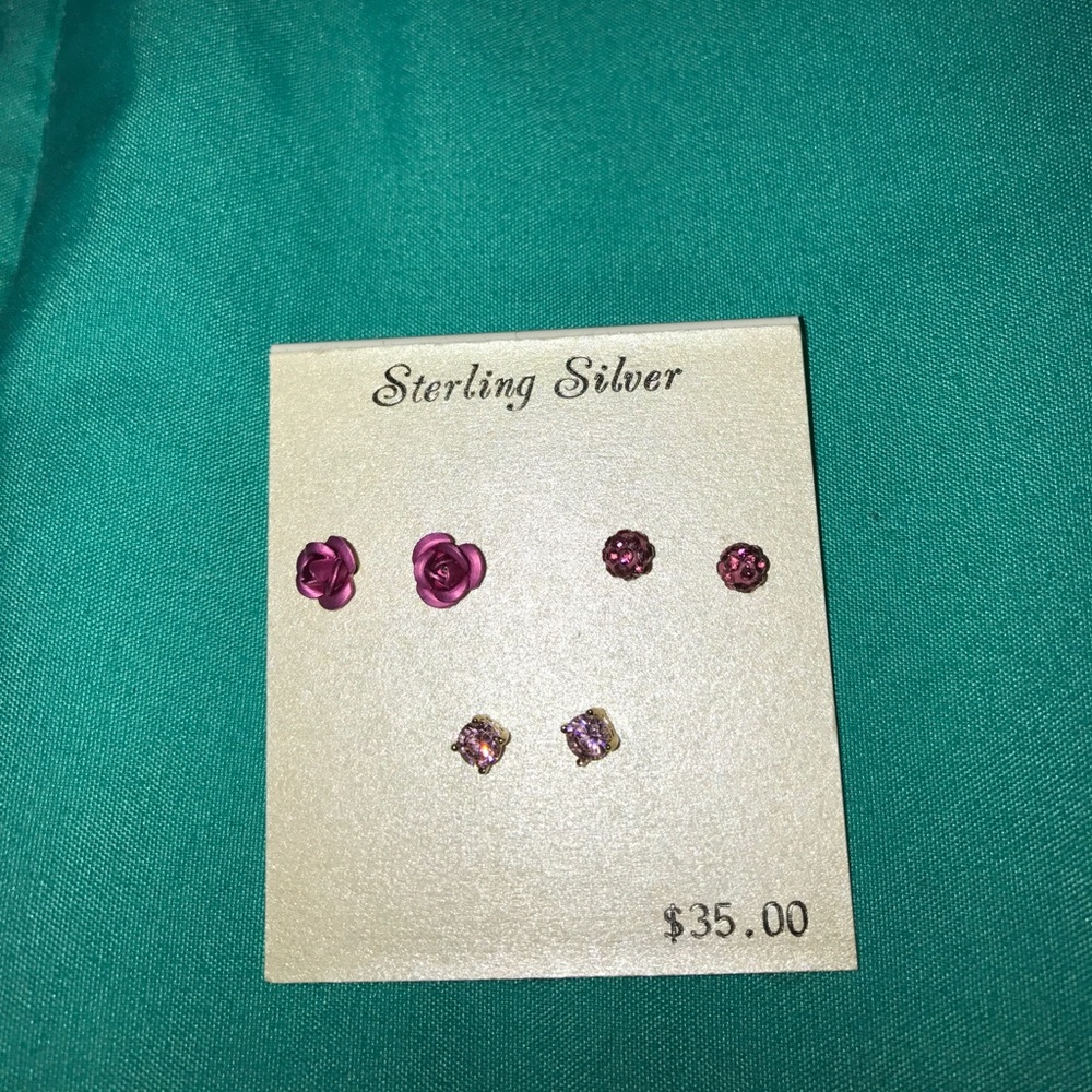 Sterling silver earrings