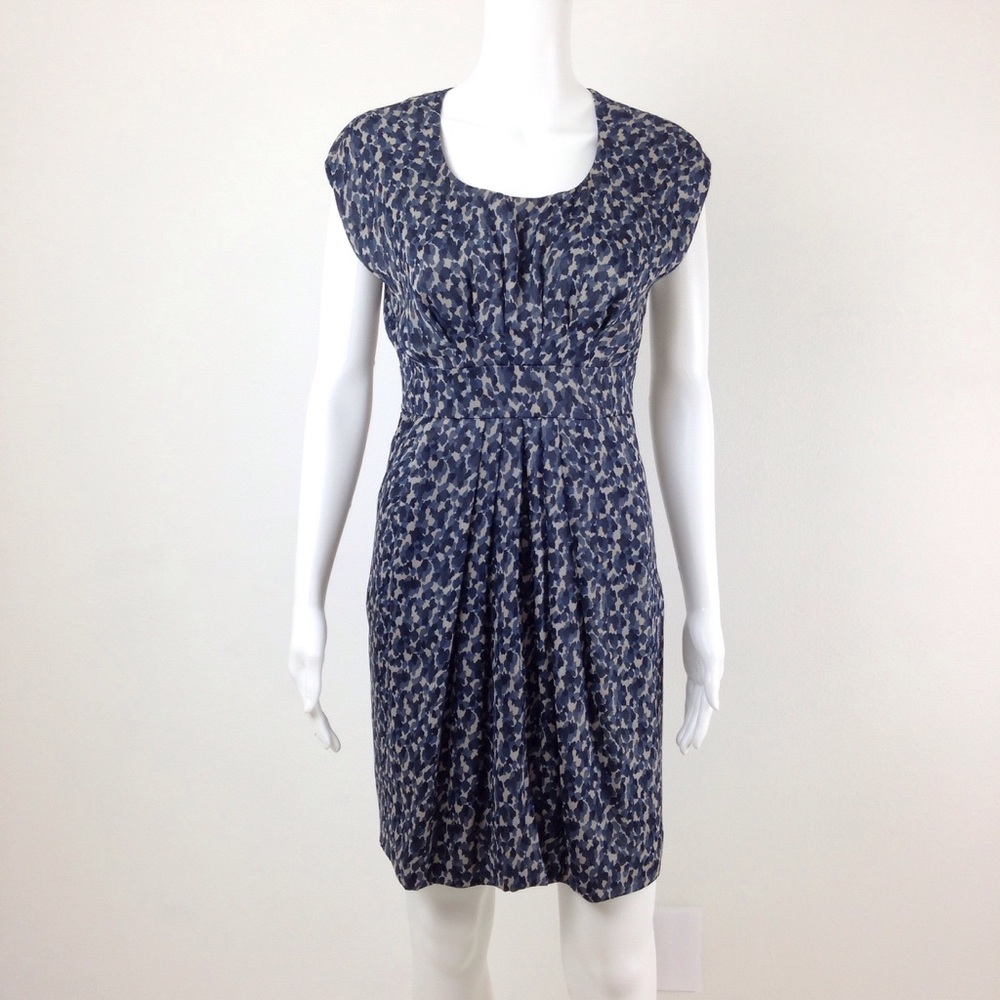 Cynthia Cynthia Steffe Silk Pleated Sheath Dress