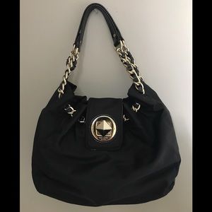 NEW Kate Spade Nylon Small Mae Black Satchel