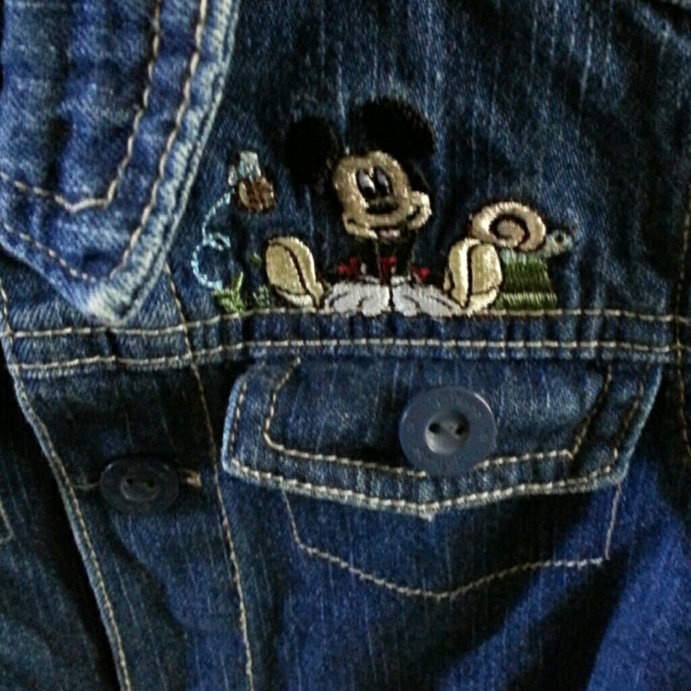 2#Bundle denim jackets size 6/9mos - Picture 2 of 4