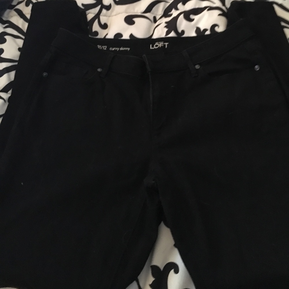 Curvy skinny jeans