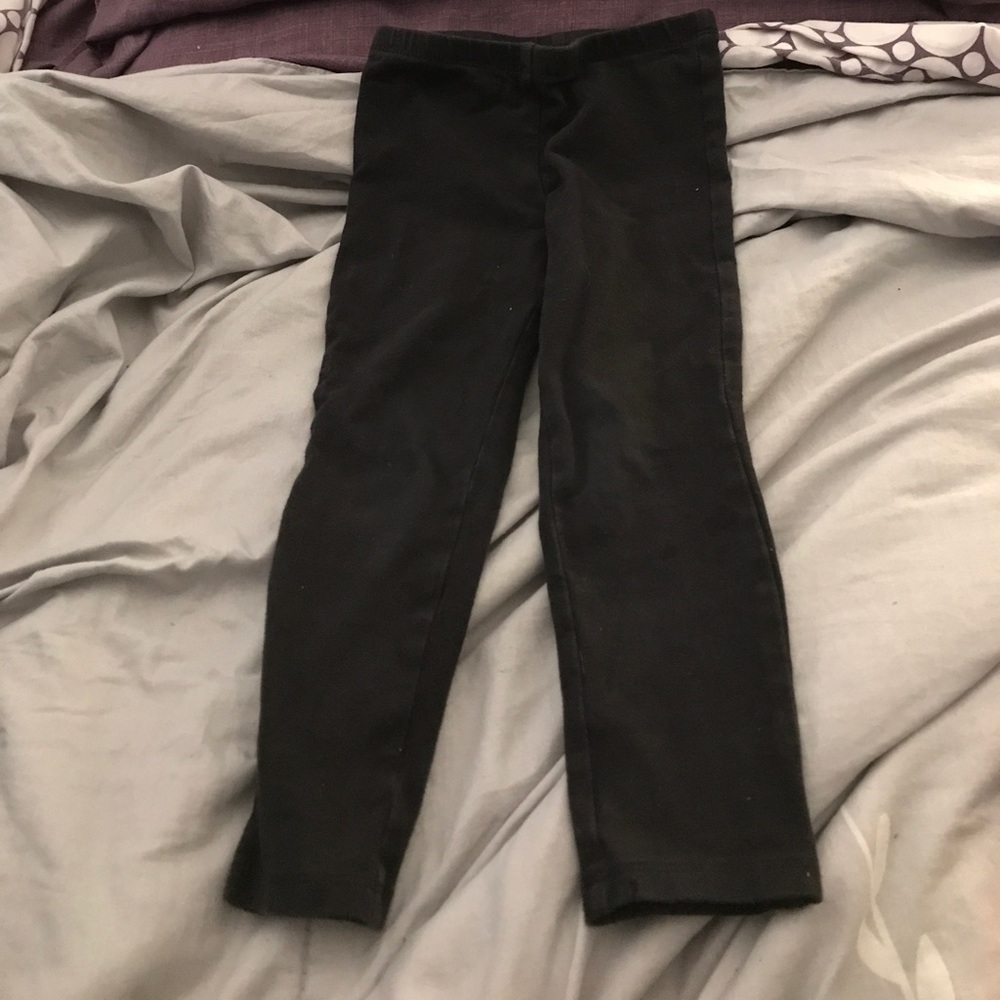 Toughskins girls leggings, size 4t, black