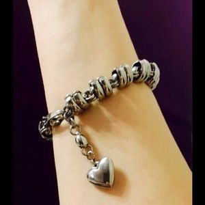 Heart Charm Bracelet