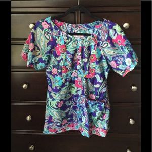 Koi scrub top
