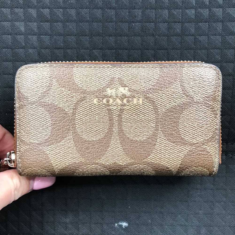 Coach Triple Zip Wallet