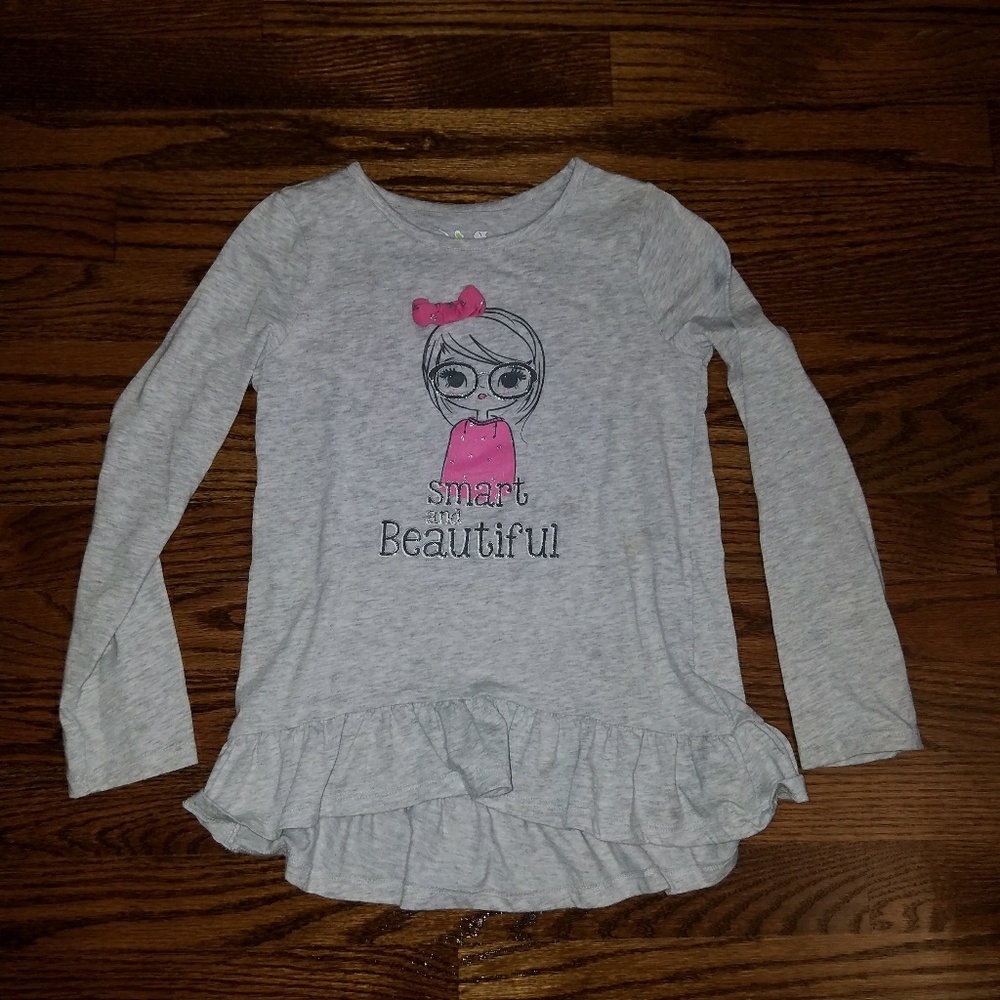 Girls 6x long sleeve top