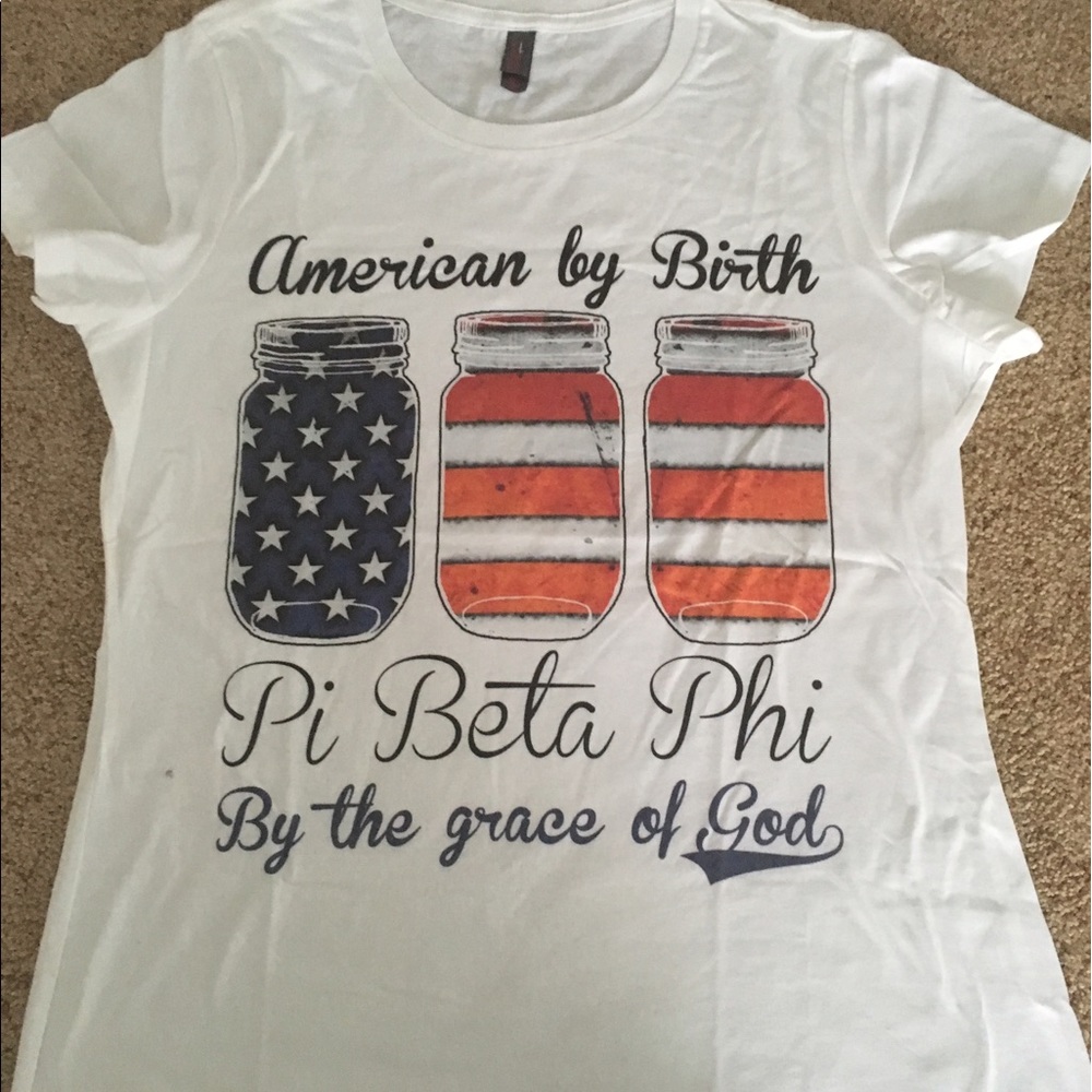 Pi Beta Phi mason jar t-shirt