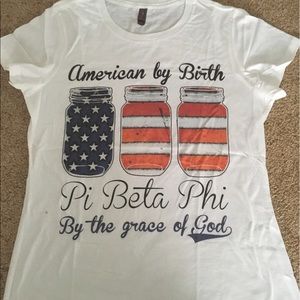 Pi Beta Phi mason jar t-shirt