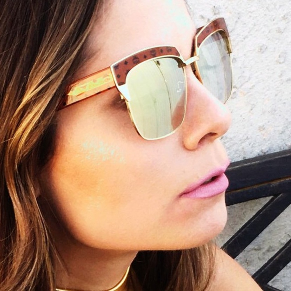 MCM half Visetos Sunglasses