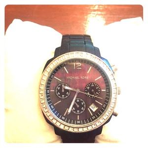 Michael Kors Black Acrylic Watch