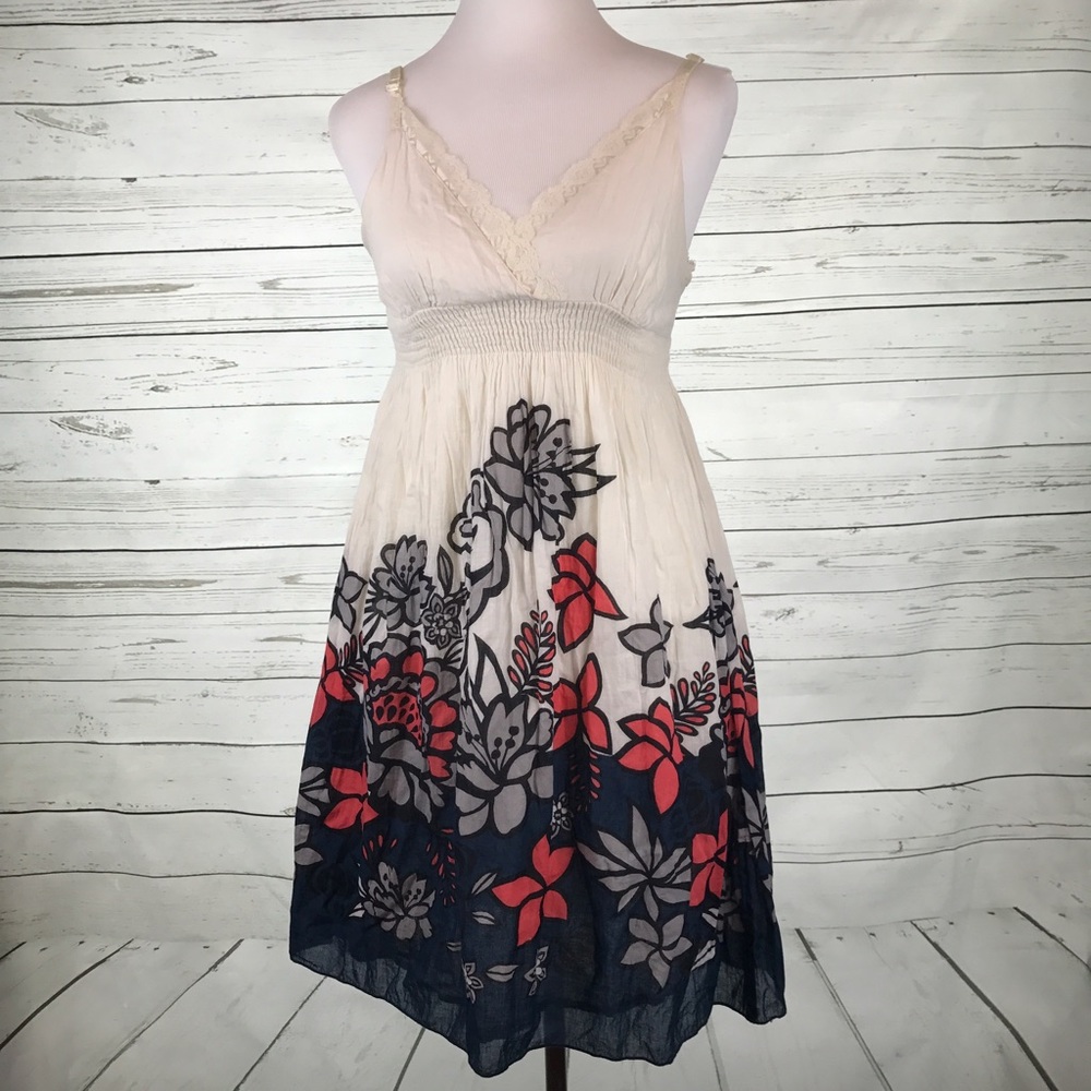 Planet Gold Sundress Dress Floral spaghetti strap