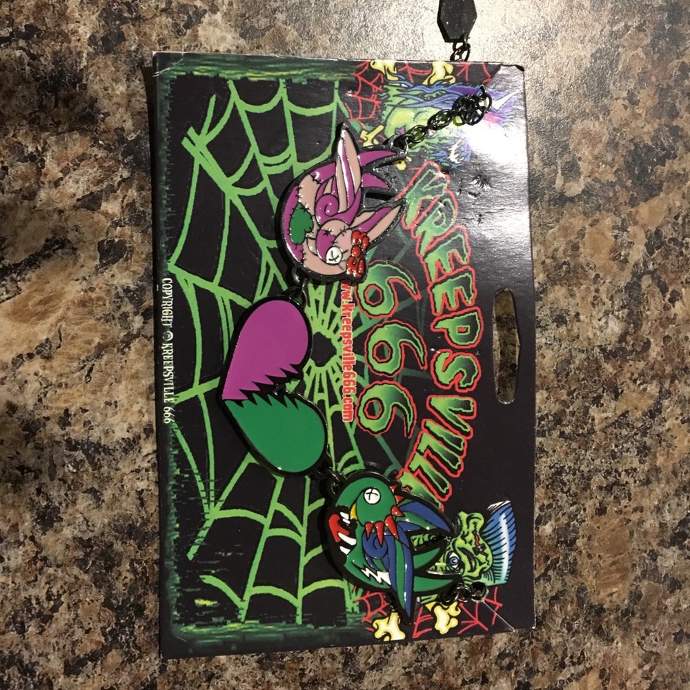 Kreepsville 666 sparrow necklace