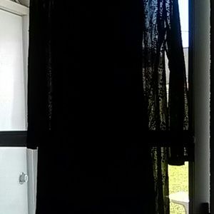 Black classic dress, that comes with a beautiful