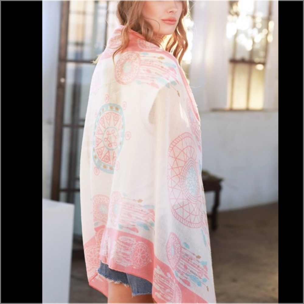 Dream Catcher Tribal Scarf/Wrap - Picture 6 of 6