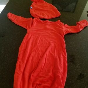 Bright kickee pants layette set