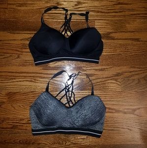 🚨MUST GO🚨2 non underwire crisscross back bras
