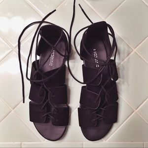 H&M Black Gladiator Sandals
