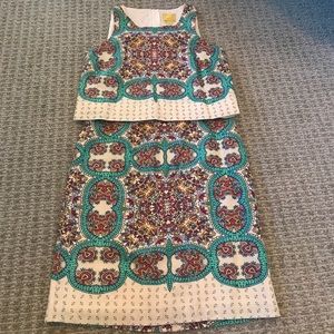 Maeve pencil skirt and crop top