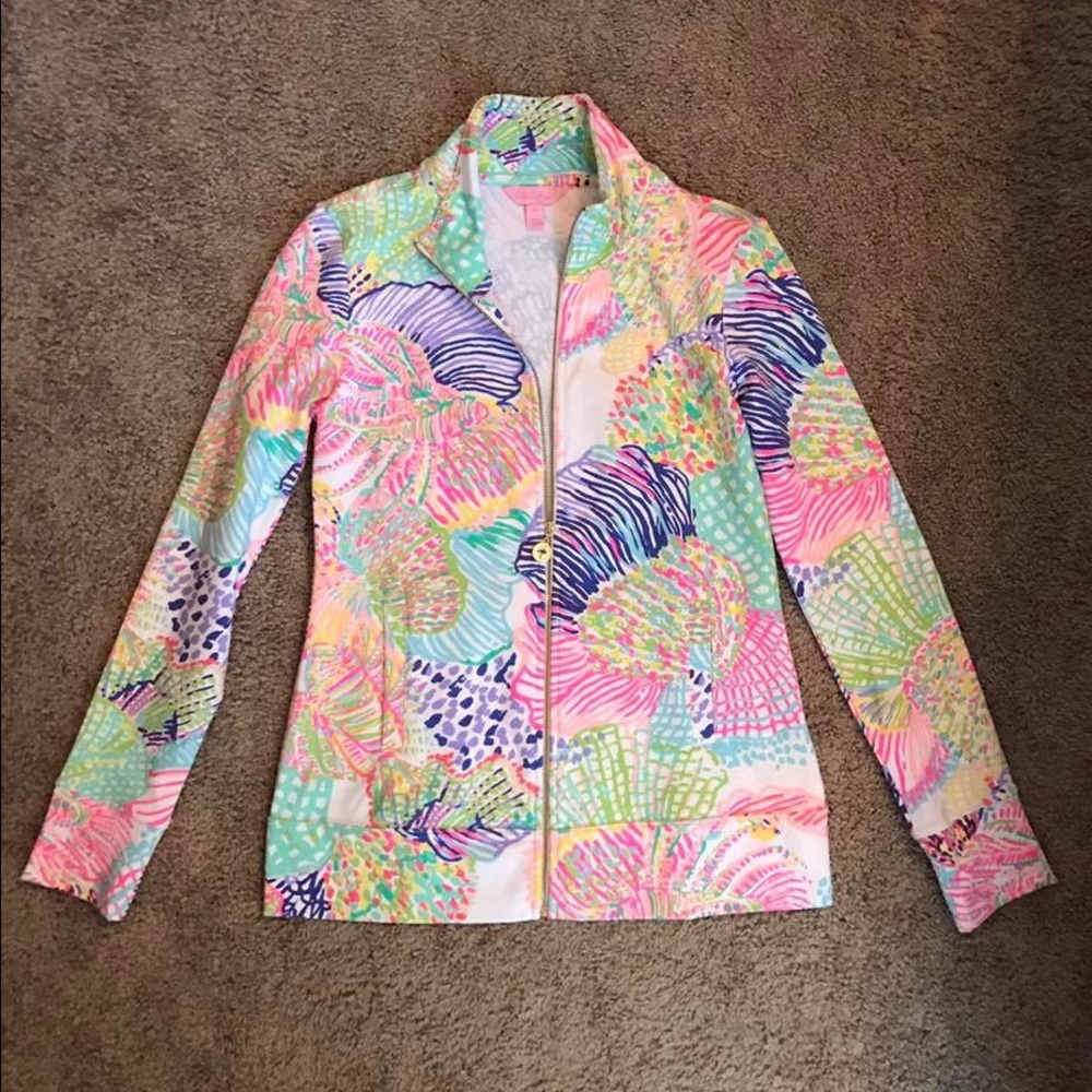 EUC XS Roar of the Seas full zip - Lilly Pulitzer