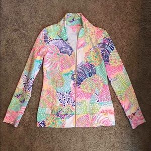 EUC XS Roar of the Seas full zip - Lilly Pulitzer