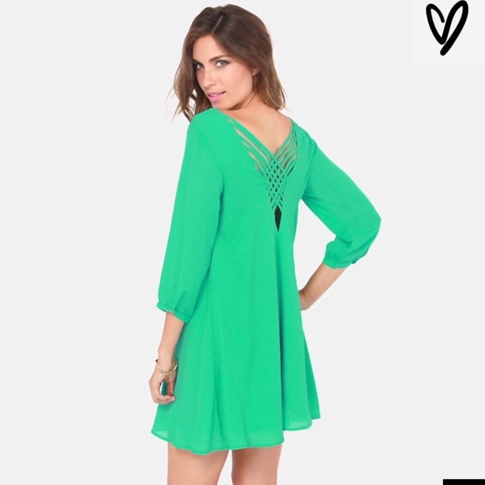 Lulus Criss Cross Back Dress