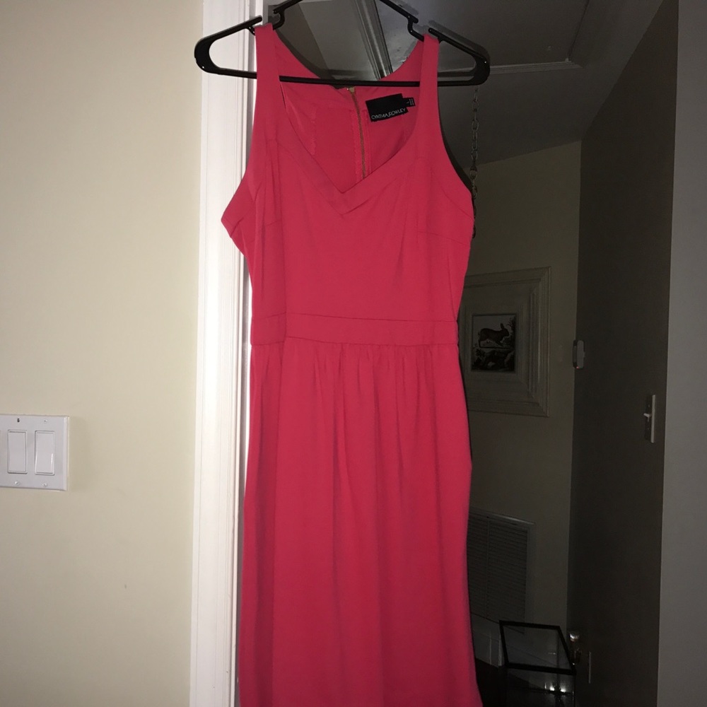 Cynthia Rowley coral dress