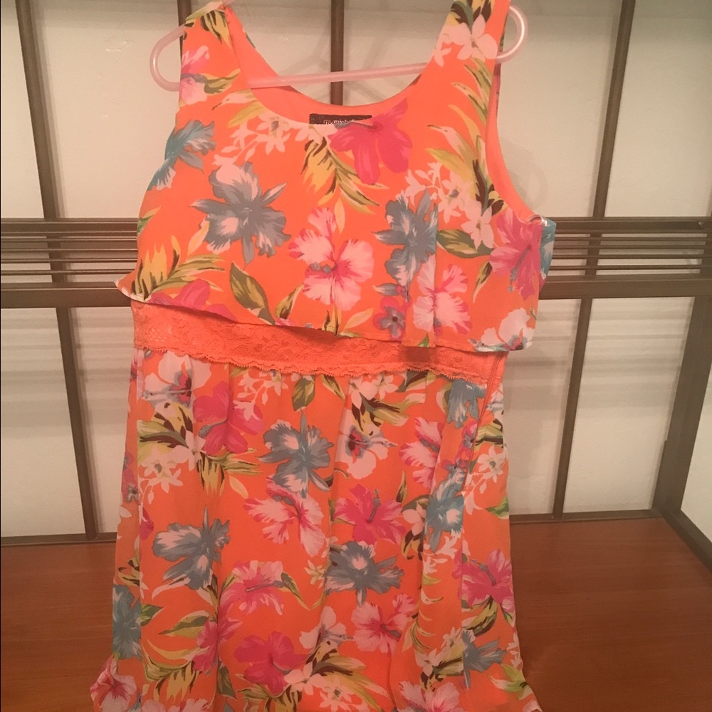 Orange Summer dress