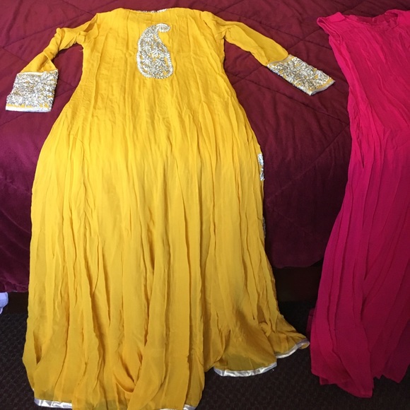 2 piece floor length dress - Picture 3 of 5