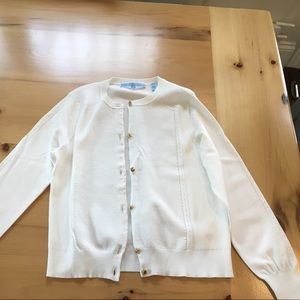 Spring summer white Draper James Cardigan