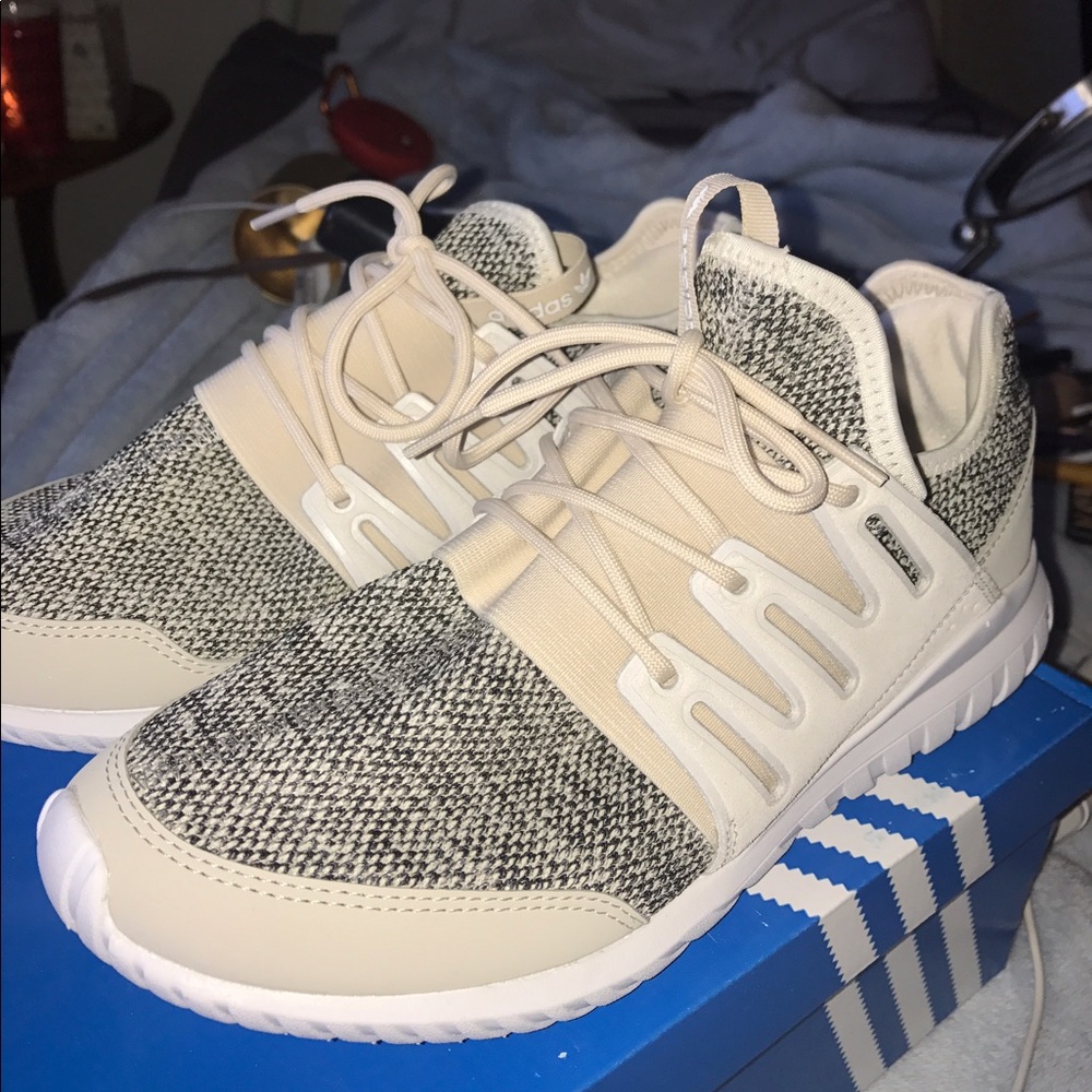 6.5 Youth (about an 8 in Women's) Adidas Tubulars.