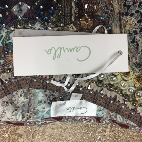 Camilla embellish off shoulder playsuit romper new - Picture 4 of 5