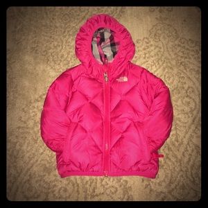Girls North Face Jacket Reversible
