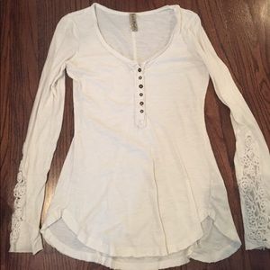 Free people long sleeve shirt