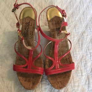 Pink Michael Kors Wedges