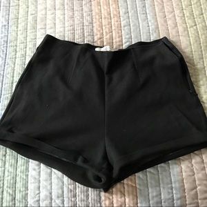 A&F ponte knit tap shorts